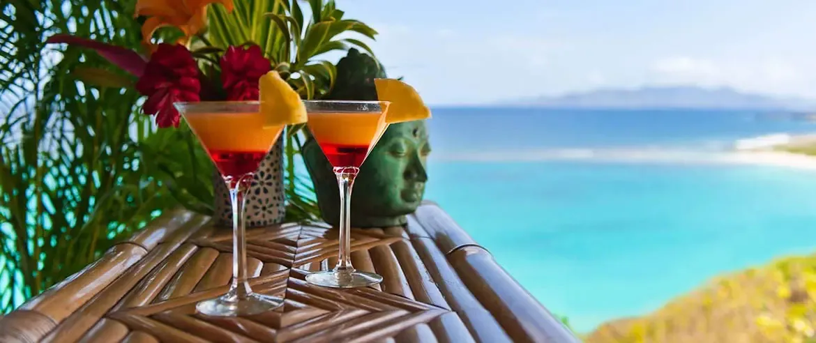 Enjoy the serenity of your own private stretch of Anguilla's coastline. The beach near Zenaida Estate offers pristine sands and calm, crystal-clear waters.
