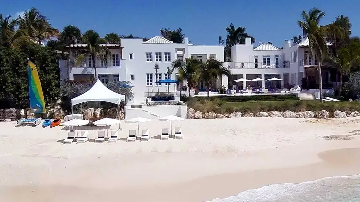 Cerulean Villa is a world-class beachfront estate on Anguilla's Barnes Bay, offering guests unparalleled luxury with a private stretch of pristine white sand. This sprawling tropical sanctuary features sophisticated Mediterranean architecture, a sparkling oceanfront pool, and personalized five-star service for the ultimate Caribbean getaway.