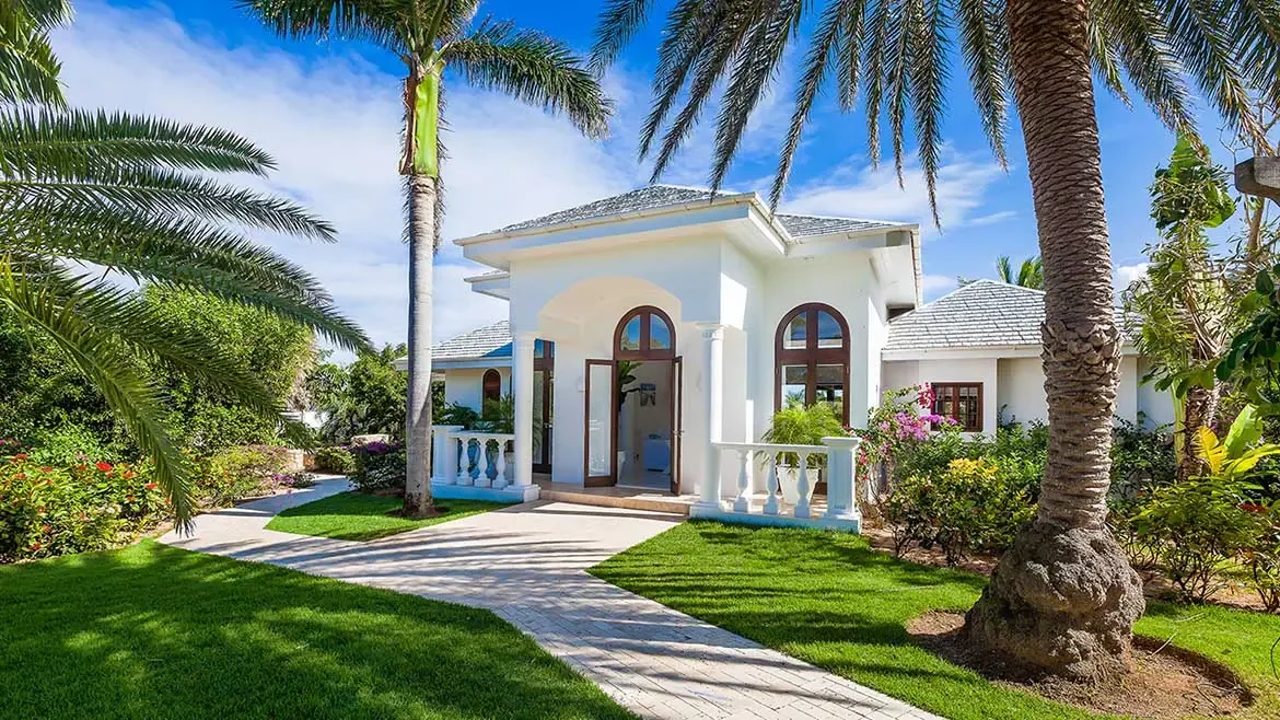 Experience the ultimate tropical retreat at Villa Indigo, an exquisite luxury vacation rental set within the lush, sun-drenched gardens of Anguilla. This stunning white-washed villa features elegant Mediterranean-inspired architecture and pristine walkways, perfectly blending island charm with high-end sophistication.