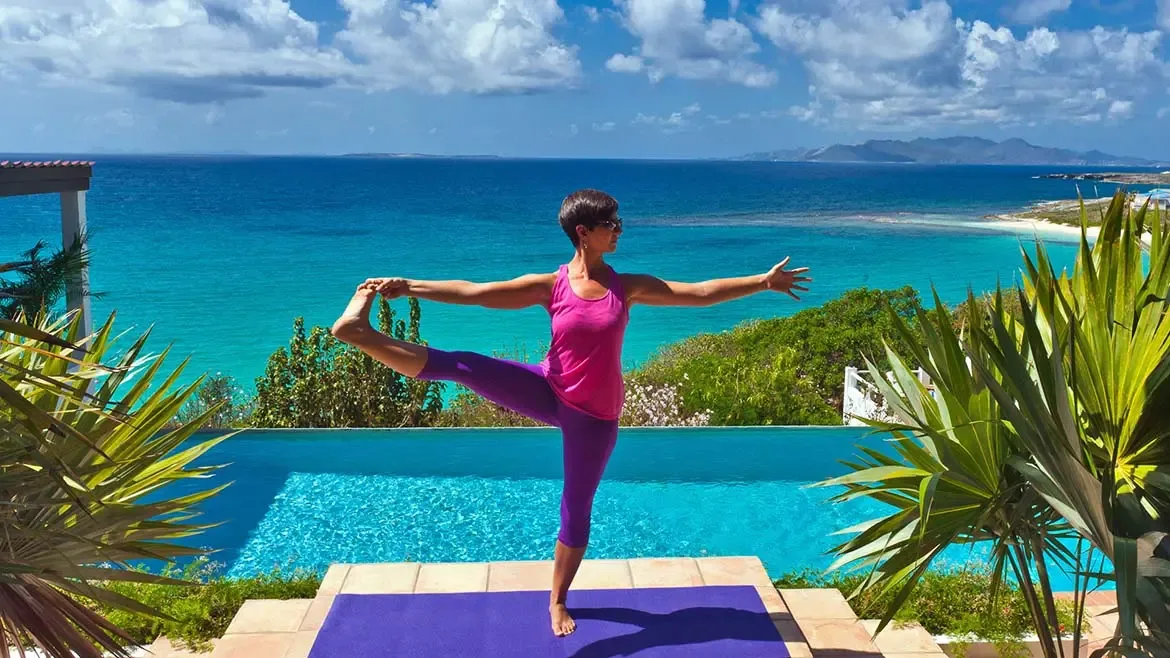 Experience ultimate tranquility at Zenaida Estate, perched at the island's highest elevation for sweeping, unobstructed views of the Caribbean. Whether practicing yoga on the poolside deck or wandering through three acres of lush tropical gardens, every moment is elevated by the stunning natural beauty of Anguilla.