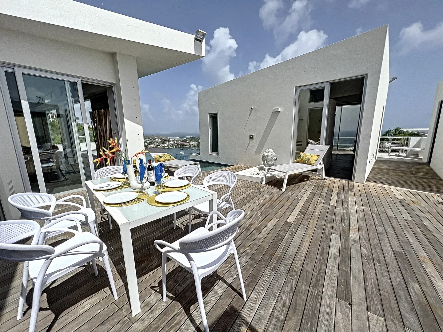 Terrace with outdoor dining
