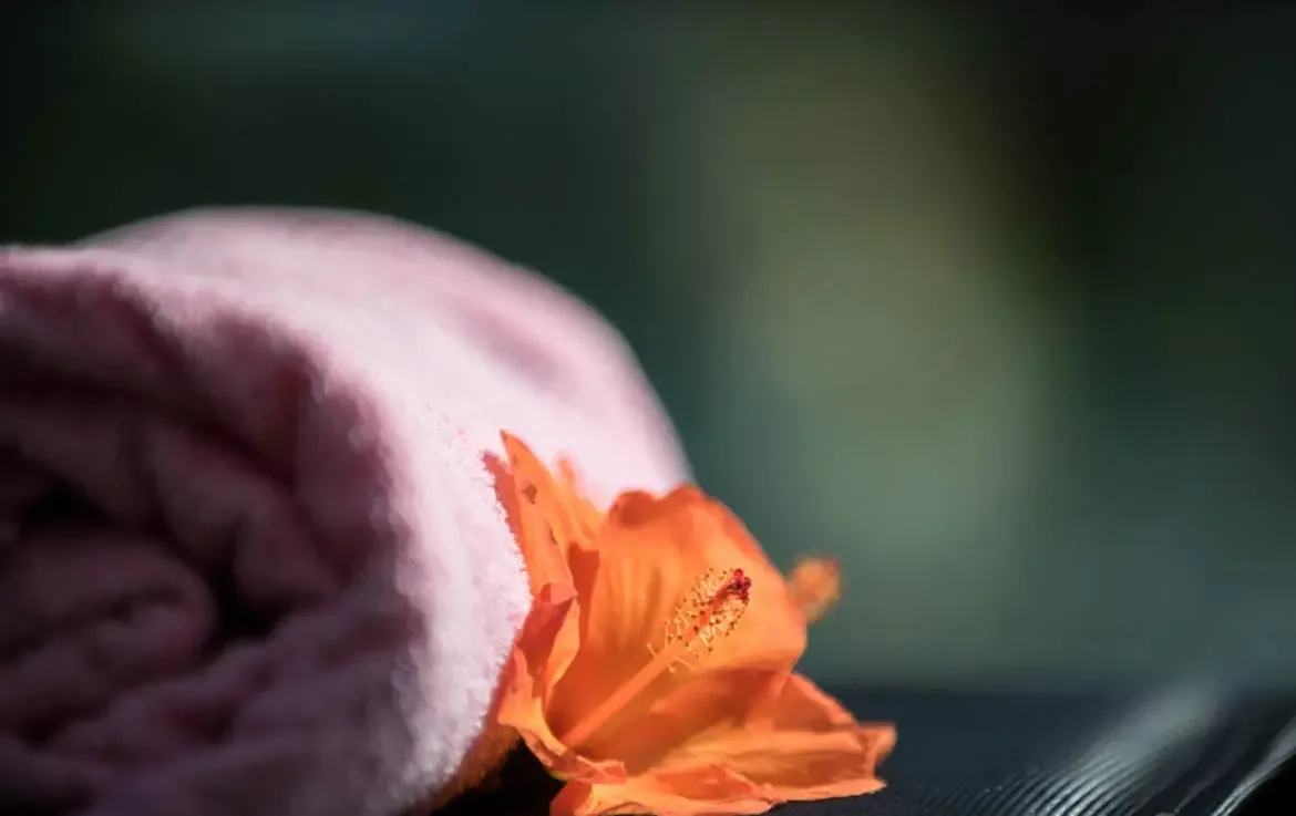 Experience the essence of island living with thoughtful touches, from plush linens to fresh hibiscus blooms, greeting you upon arrival.