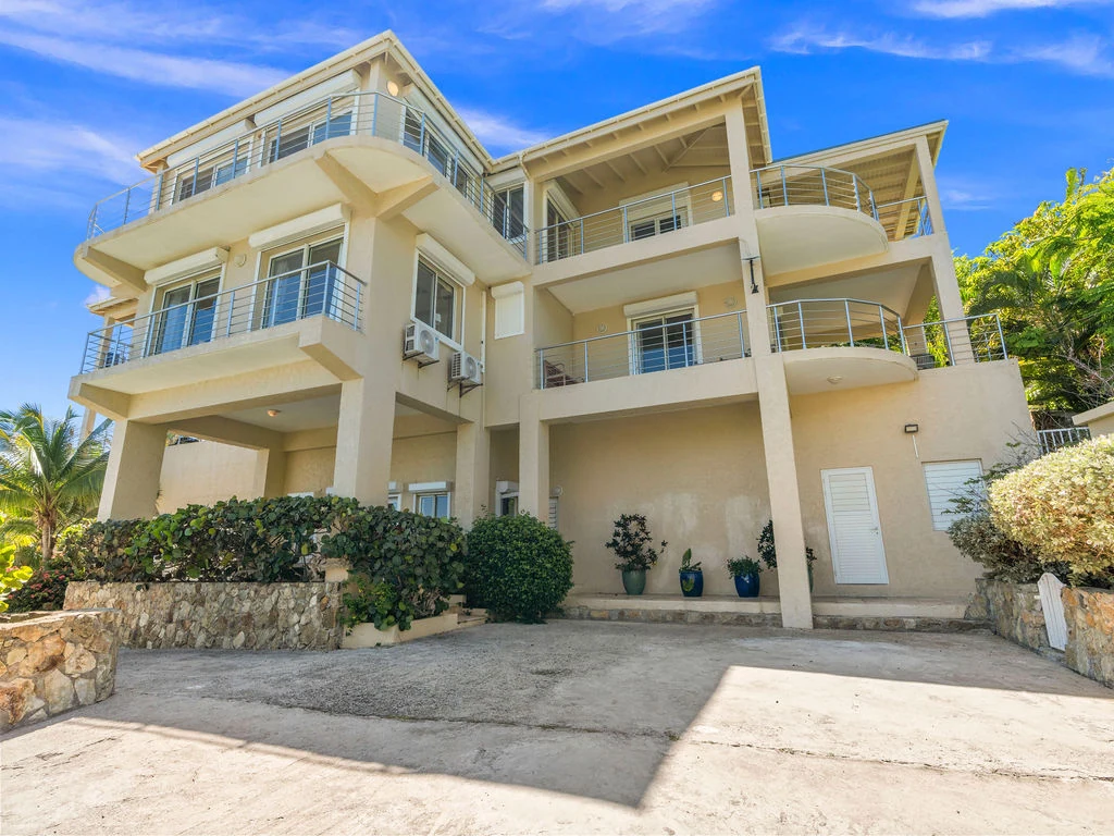 Villa exterior and aerial view