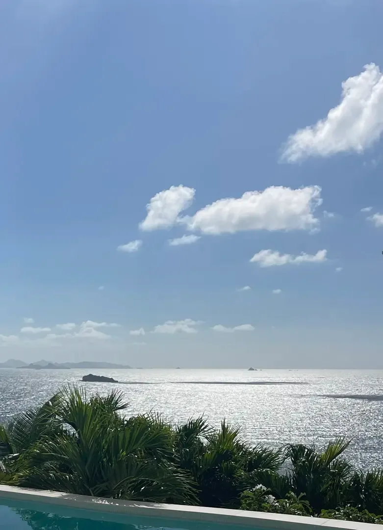 Panoramic vistas of shimmering blue waters and distant islands from your terrace.                                                                                                                                                                                                                                                                                                                                                                                                                                        +
 