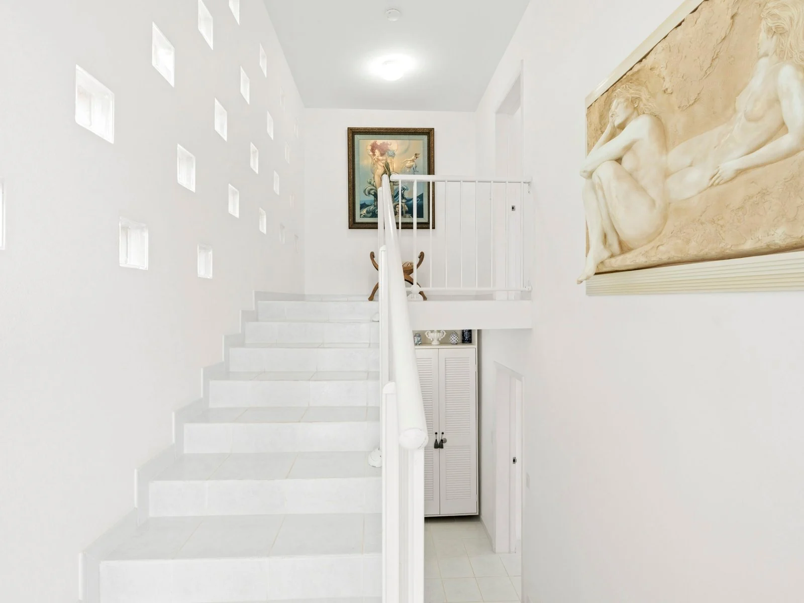 Interior hallway and staircase