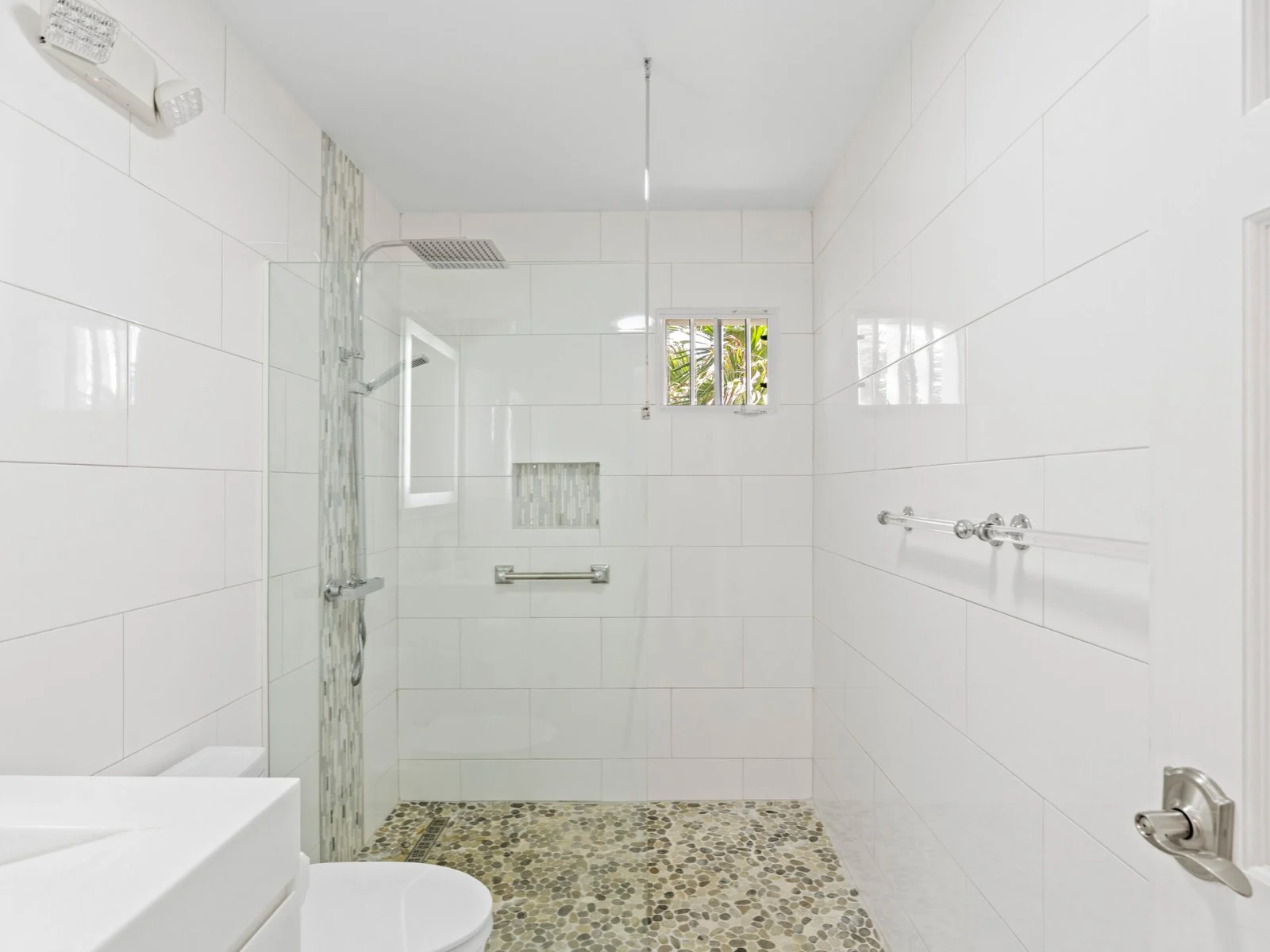 Bathroom with walk-in shower
