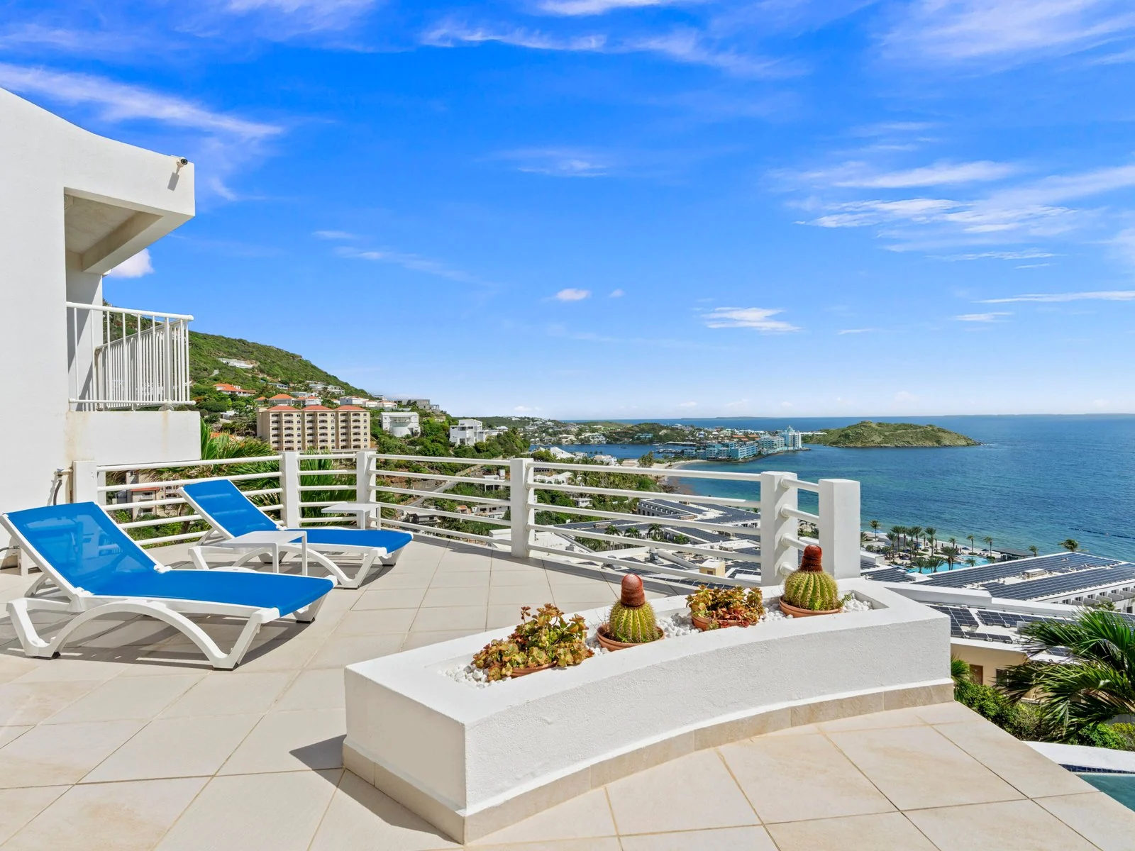 Infinity pool with sweeping ocean views