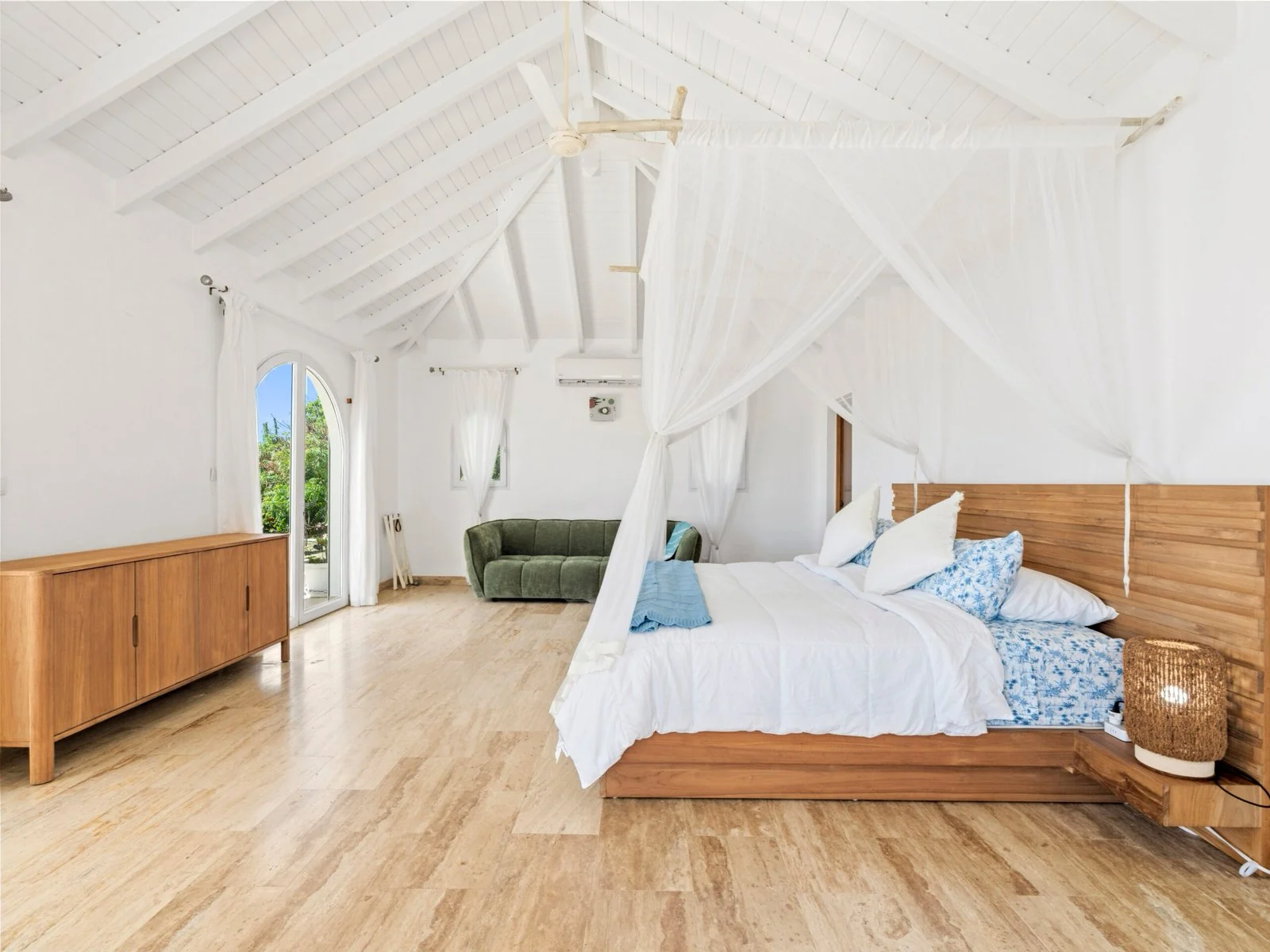 Master bedroom with king bed