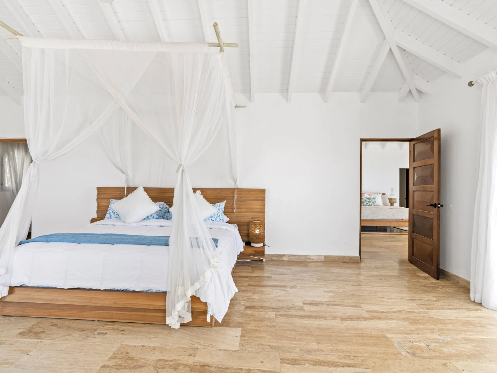 Master bedroom with king bed