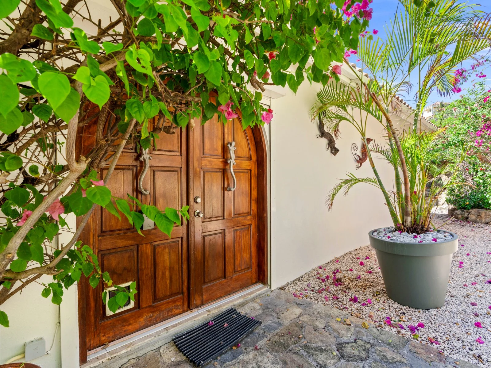 Villa entrance
