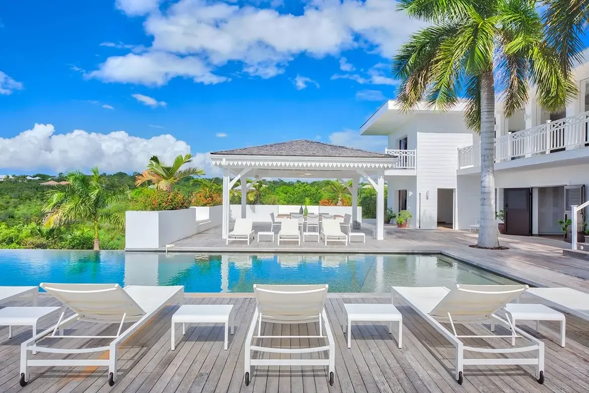 A grand multi-level villa designed for groups and families.