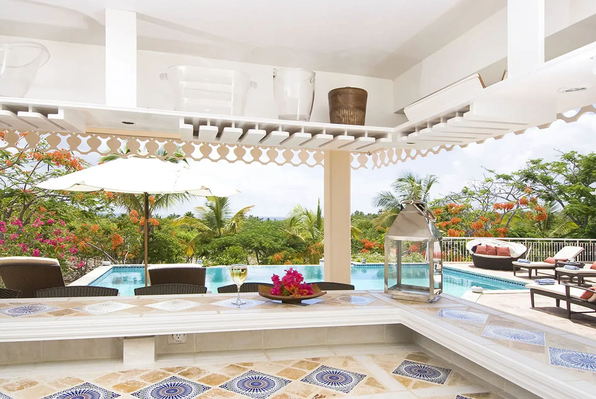 Enjoy garden views from your private terrace.