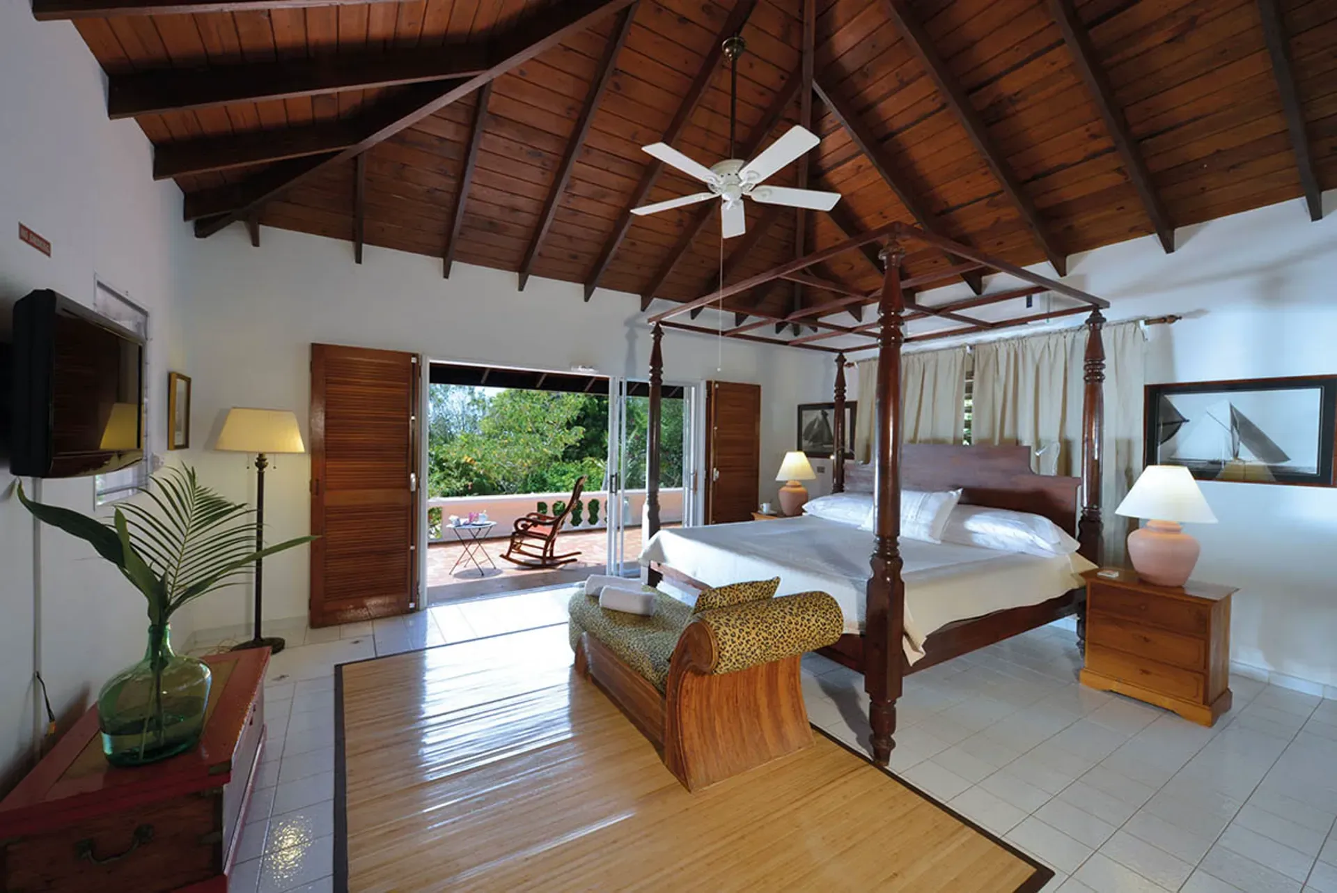 Pool area perfect for Caribbean relaxation.
