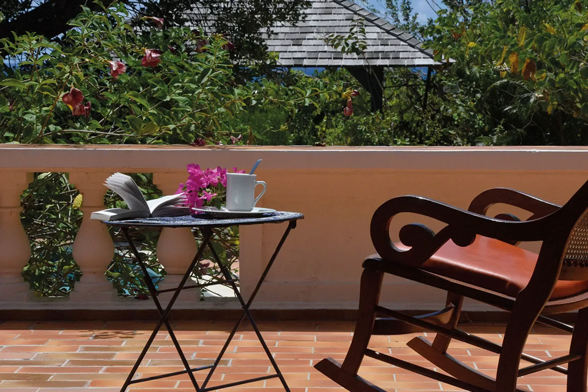 Morning terrace views.