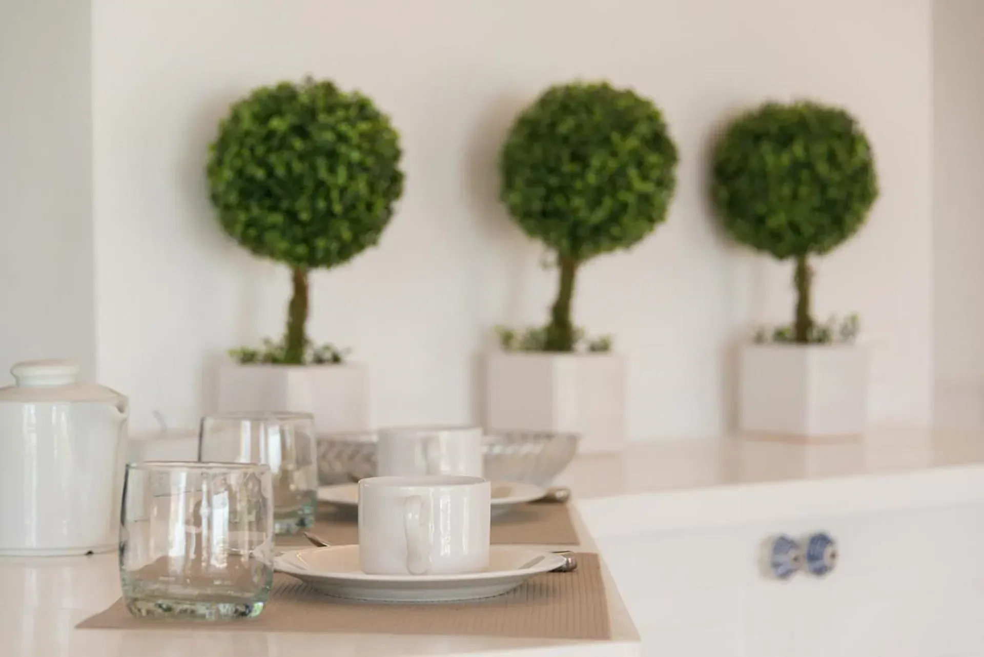 Start your morning with a serene breakfast setup.
