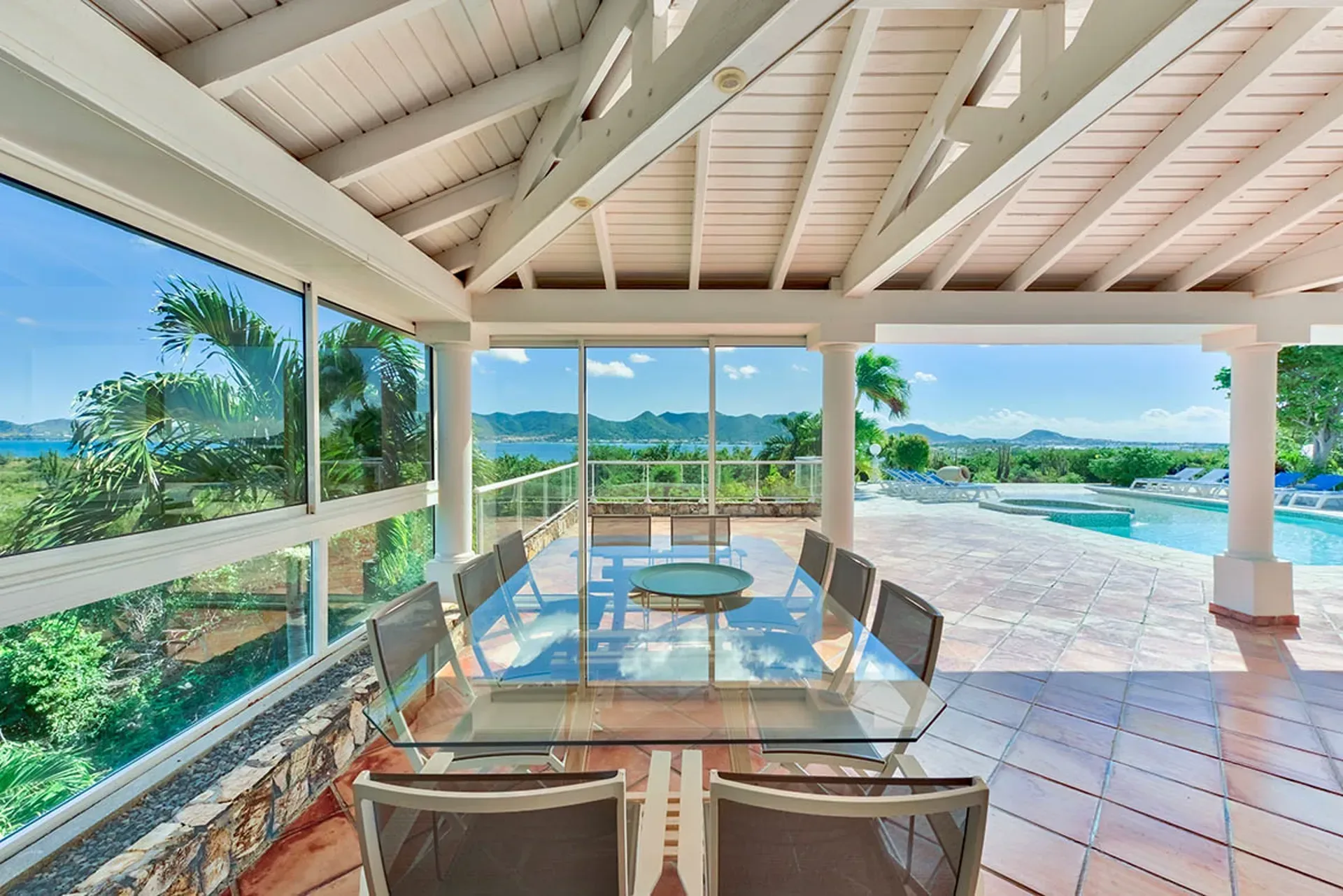 Indoor dining with elegant settings.