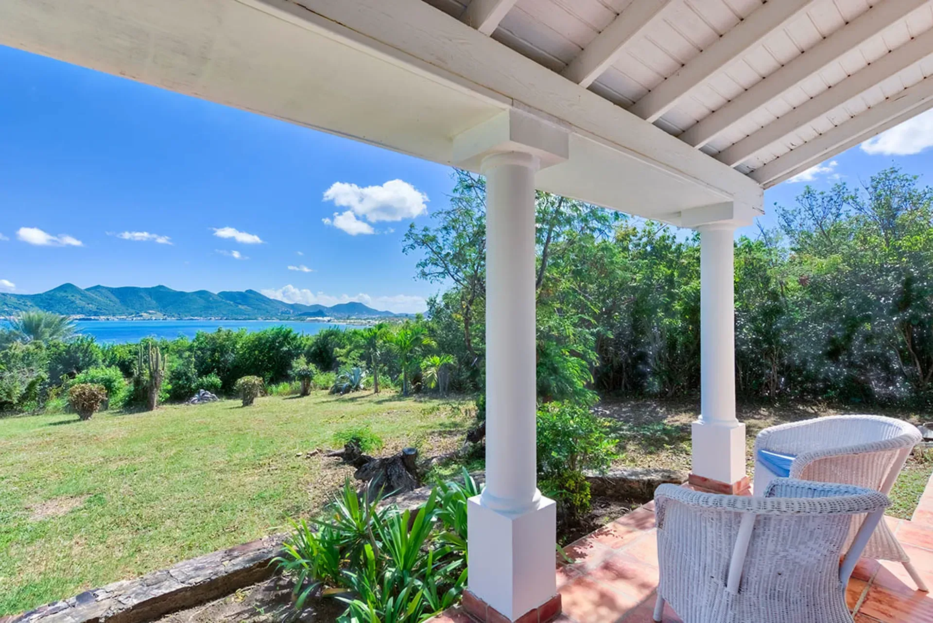 Terrace views complete your Caribbean experience.